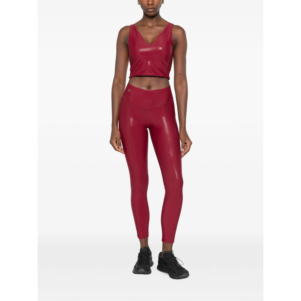 V-Neck Cropped Performance Top