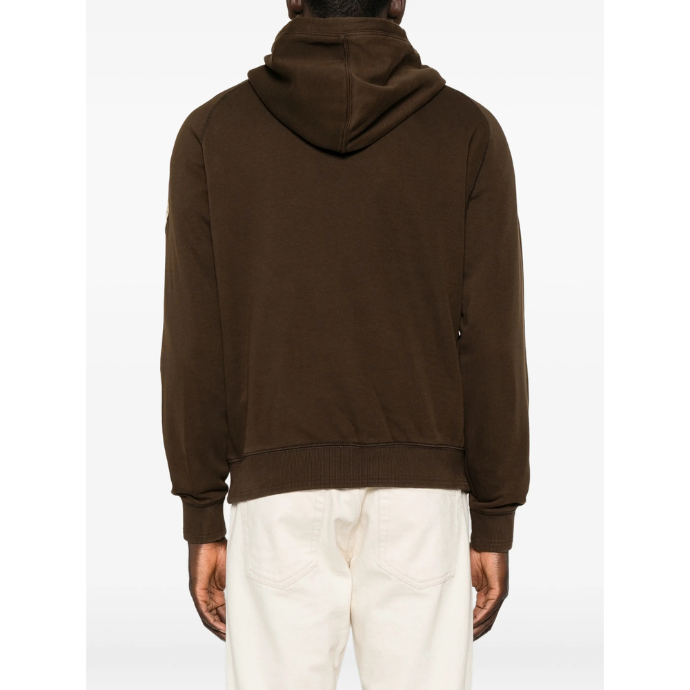 Logo-Patch Drawstring Hoodie