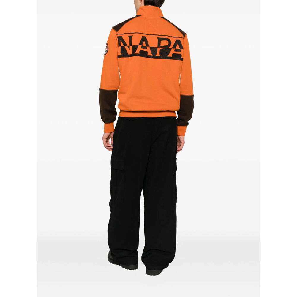 Archive Logo-Patch Zip-Up Sweatshirt