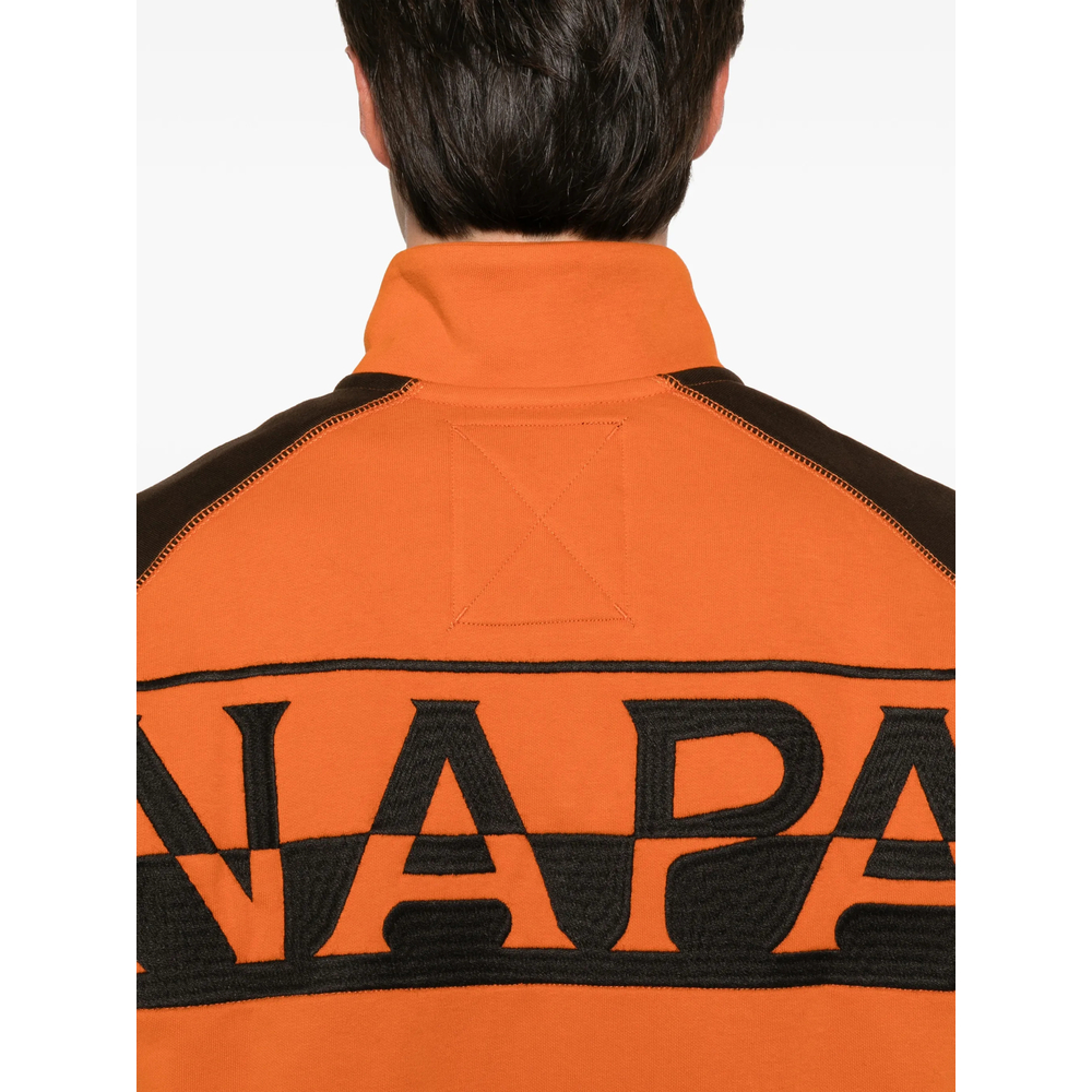 Archive Logo-Patch Zip-Up Sweatshirt