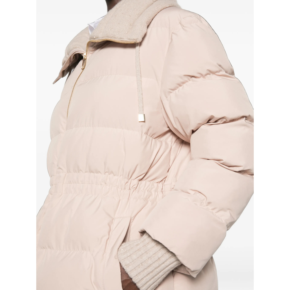 Padded Drawstring-Waist Jacket