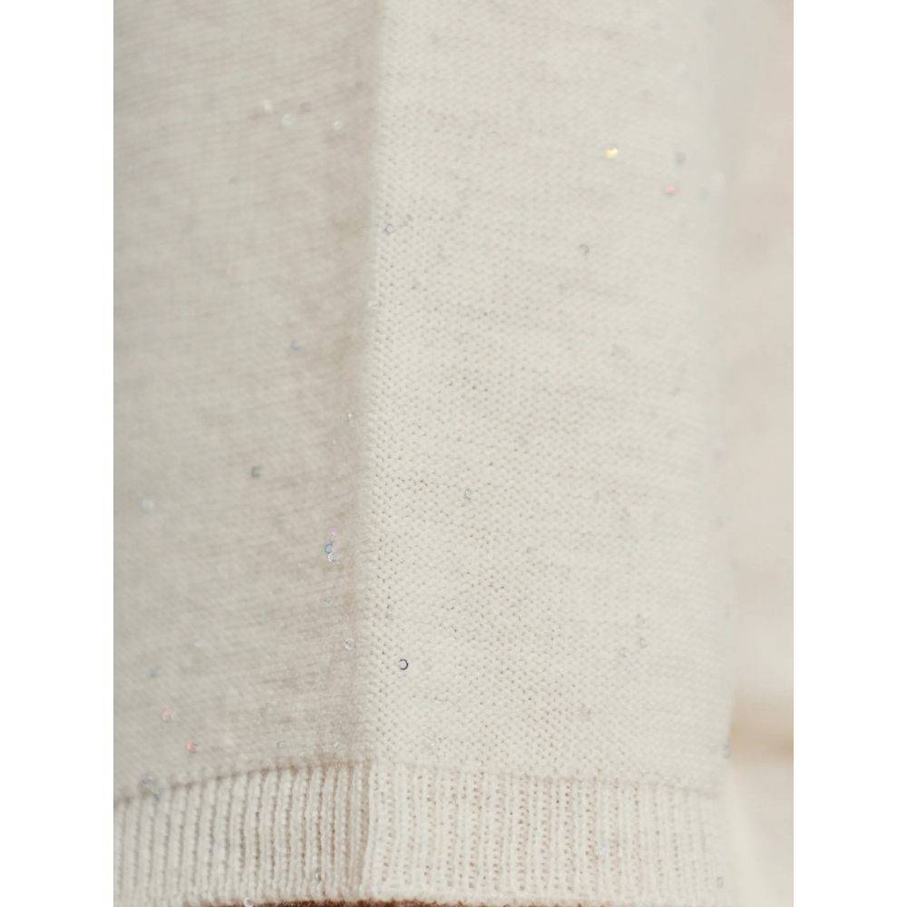 Sequin-Embellished Sweater