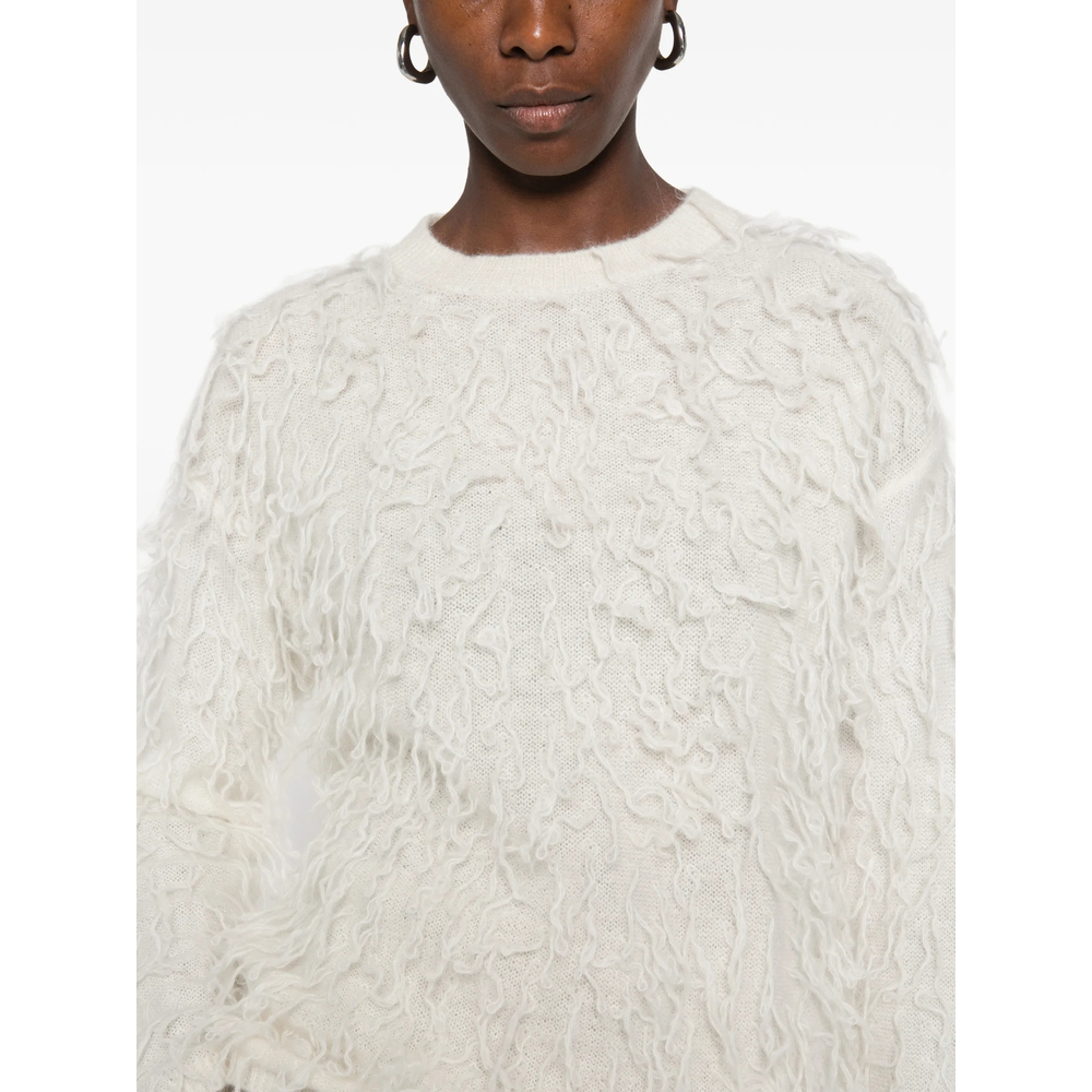 Fringe-Detail Sweater