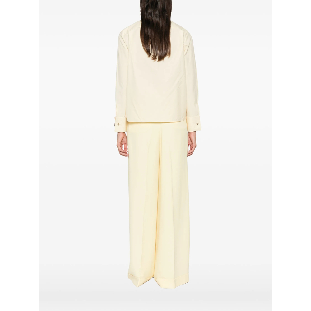 Embellished-Cuff Long-Sleeve Shirt