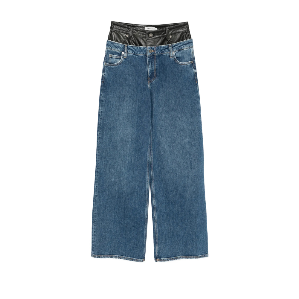Simkhai Layered-waistband Jeans
