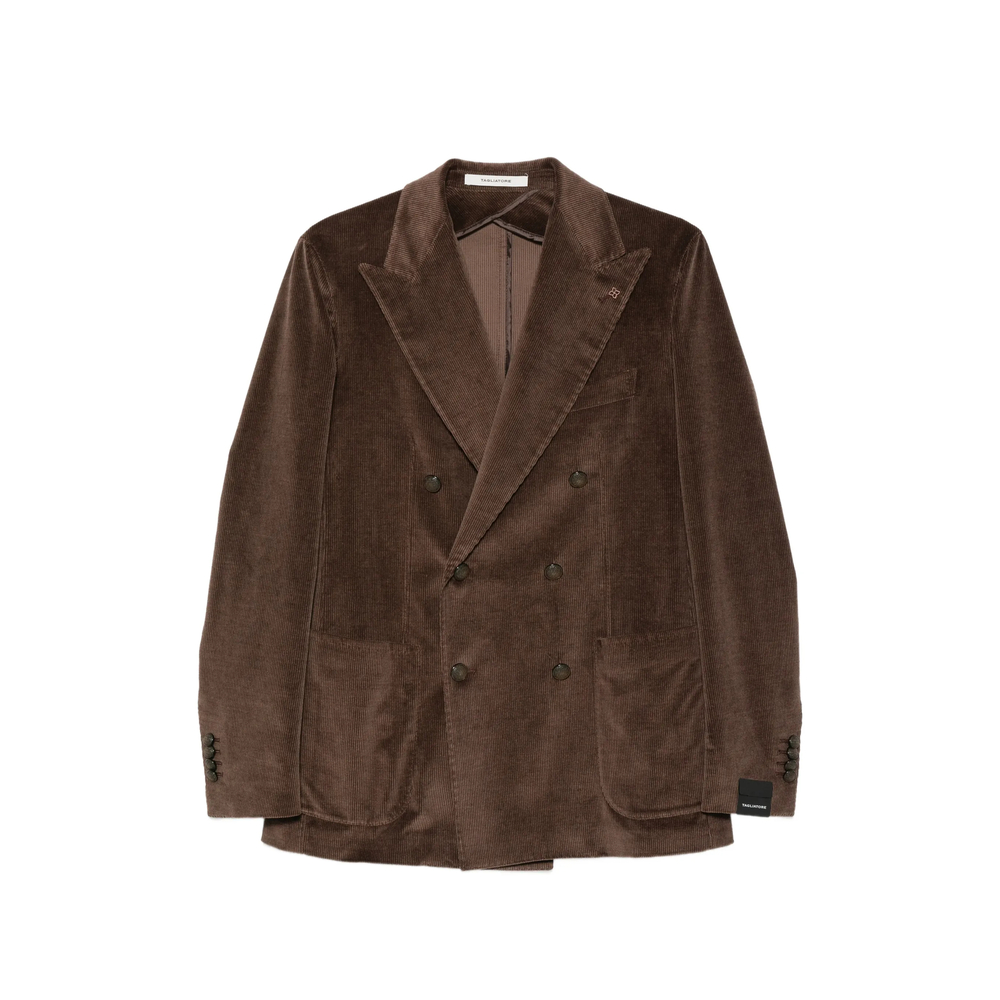 Double-Breasted Corduroy Jacket