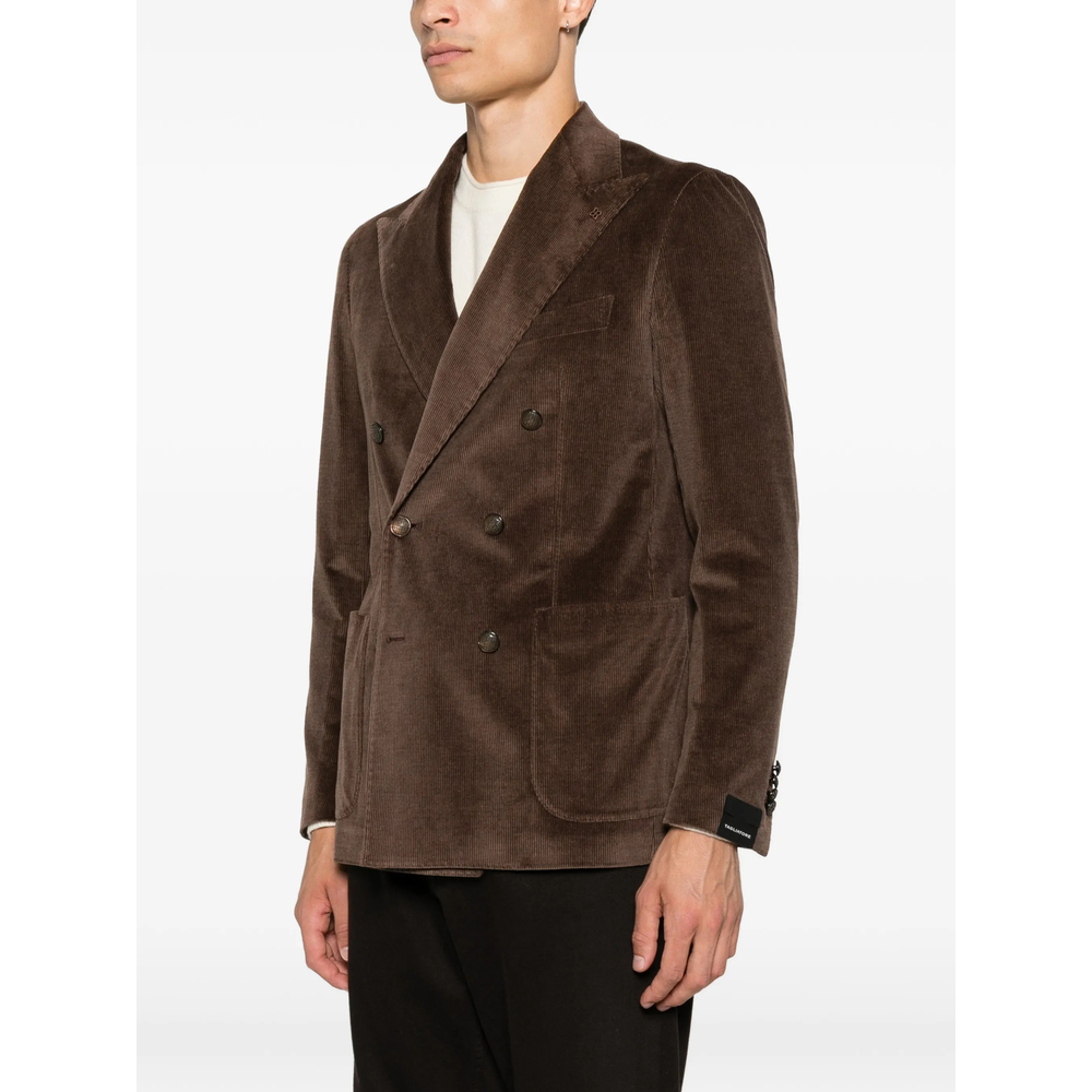 Double-Breasted Corduroy Jacket