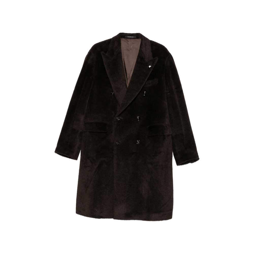 Double-Breasted Peak-Lapels Coat