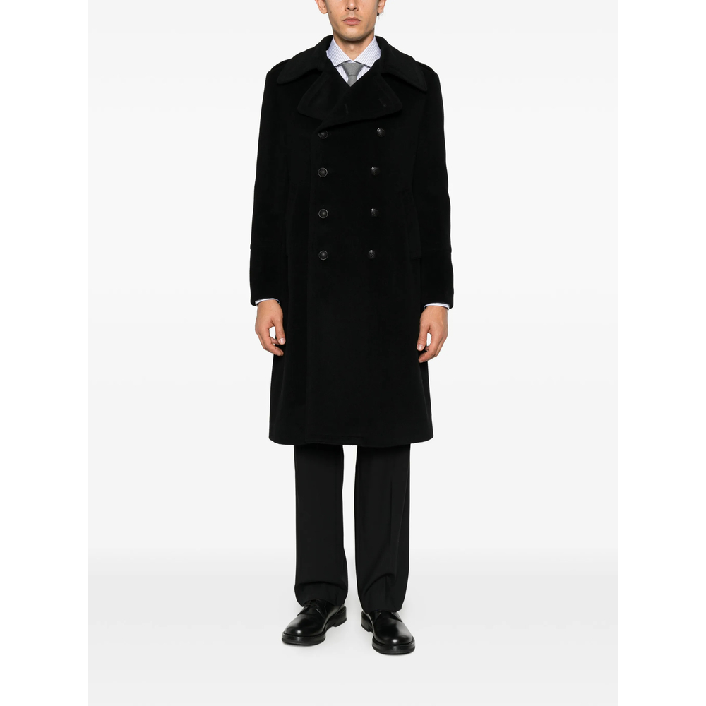 Double-Breasted Martingala Coat