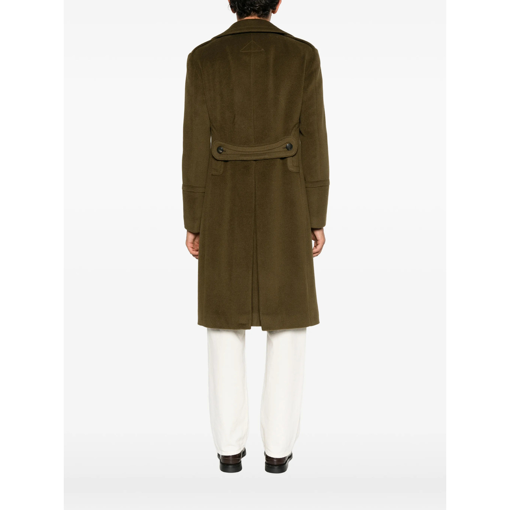 Double-Breasted Martingale Coat