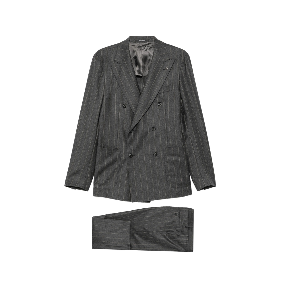 Tagliatore Stripe-pattern Double-breasted Suit