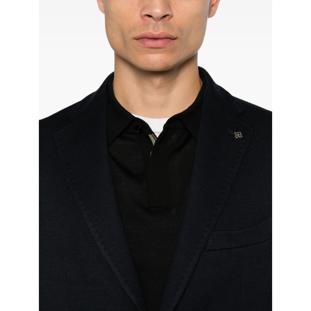 Single-Breasted Buttoned Blazer