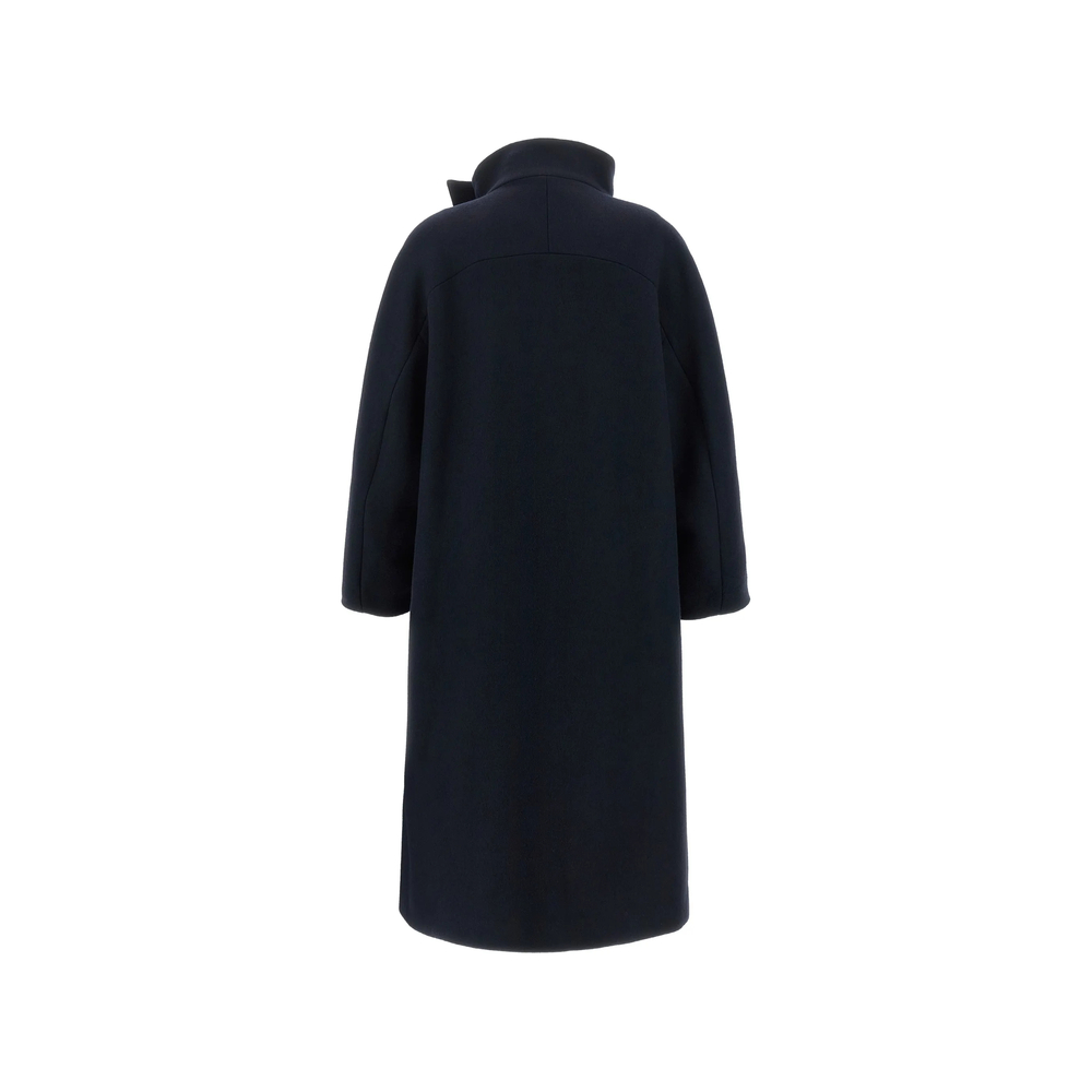 Scott Asymmetrical High-Neck Coat