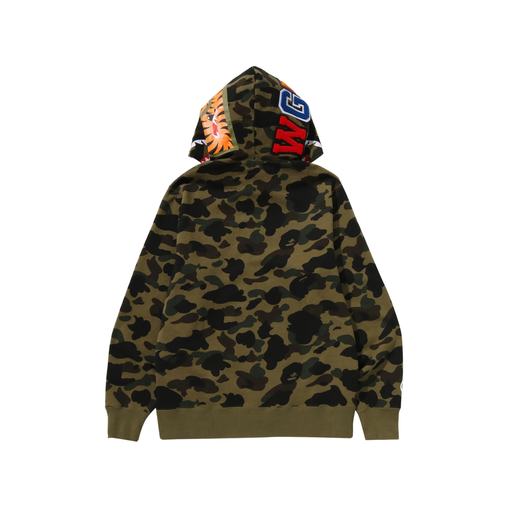 1St Camo Shark Full Zip Hoodie
