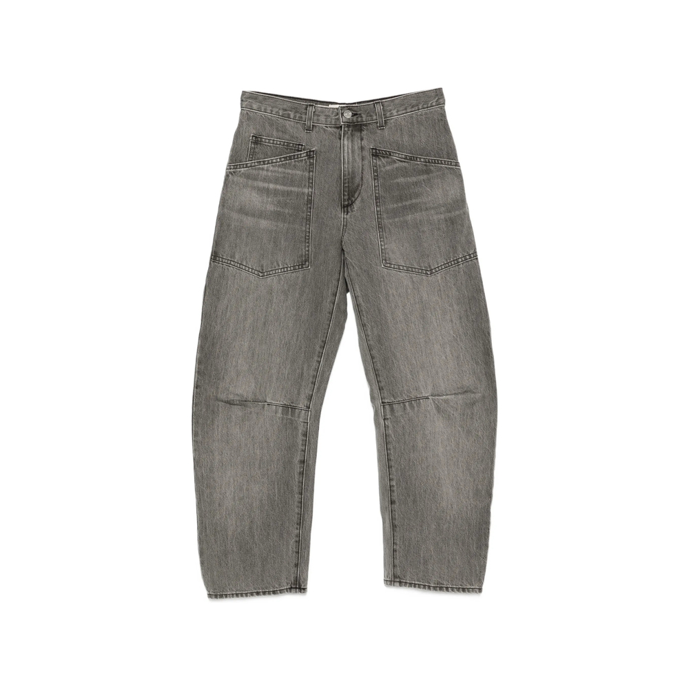 Nili Lotan Faded Patch-pocket Jeans