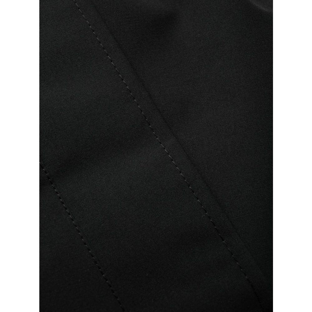 Langford Hooded Logo-Patch Coat