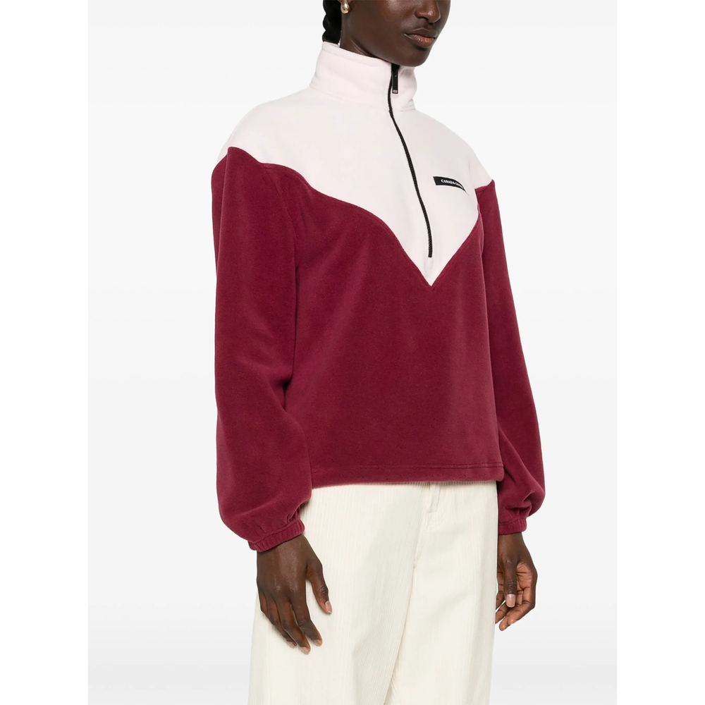 Colour-Block Fleece Sweatshirt