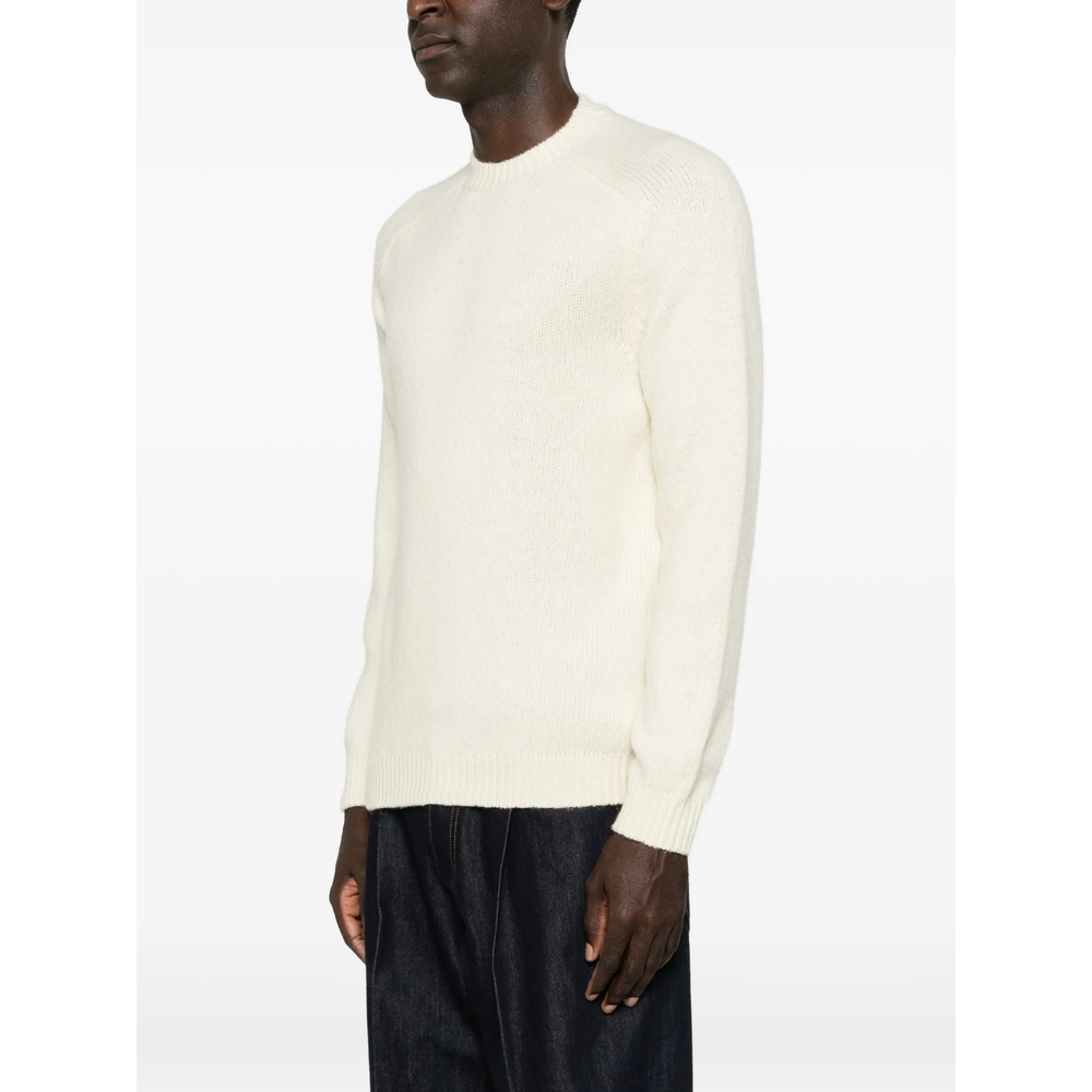 Ribbed-Knit Raglan-Sleeve Sweater