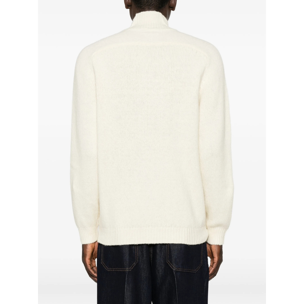 High-Neck Raglan-Sleeve Sweater