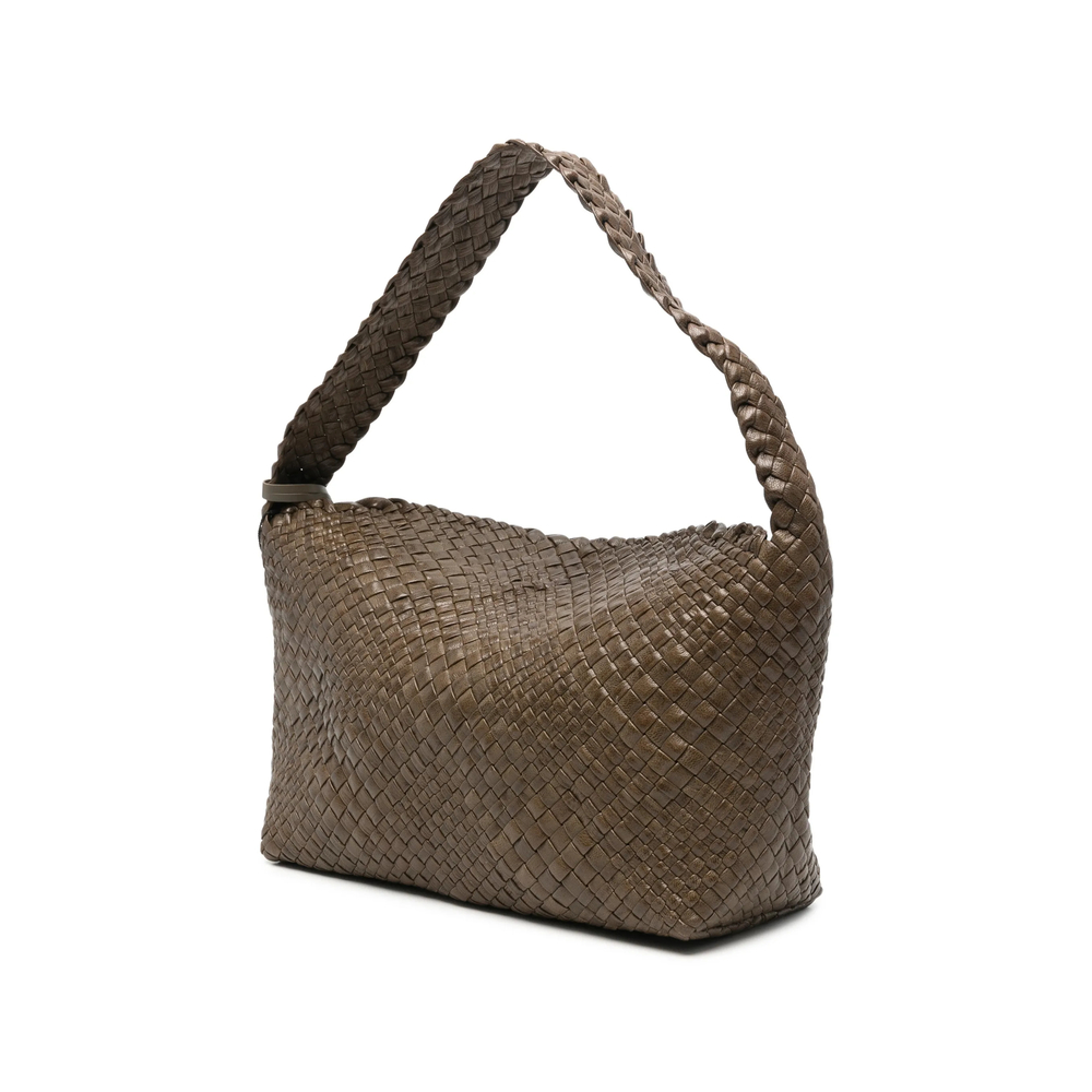 Aura Woven-Leather Tote Bag
