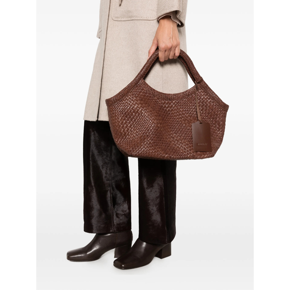 Medium Pure Woven-Leather Tote Bag
