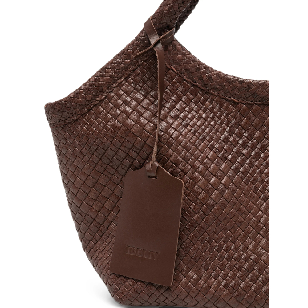 Medium Pure Woven-Leather Tote Bag