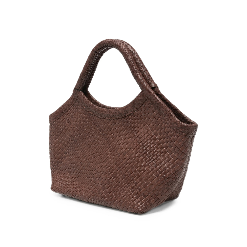 Medium Pure Woven-Leather Tote Bag