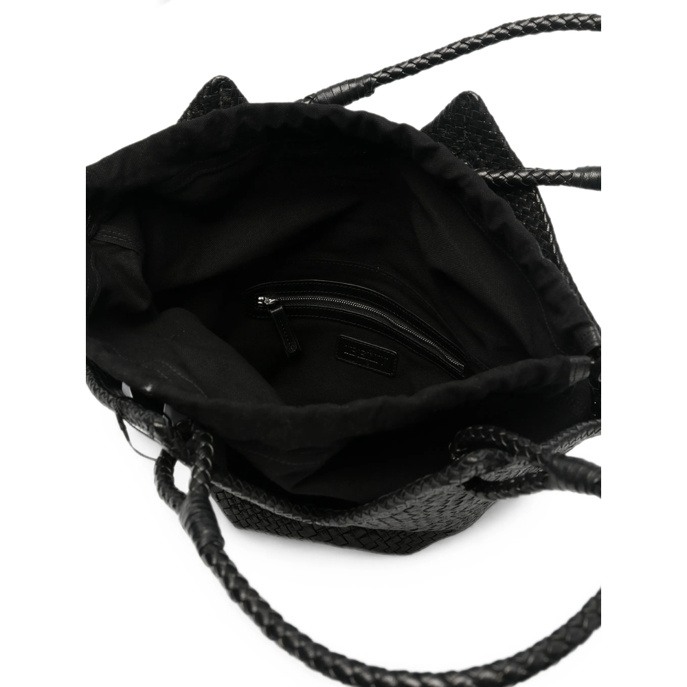Medium Trinity Woven-Leather Tote Bag