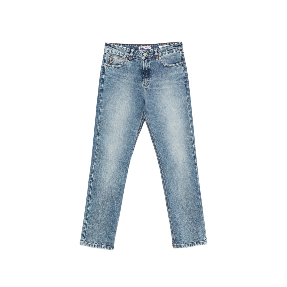 Lois Jeans Washed Straight-leg Denim Jeans