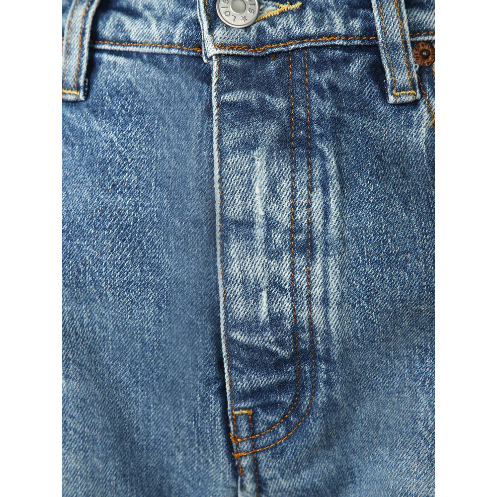 Faded Flared Jeans
