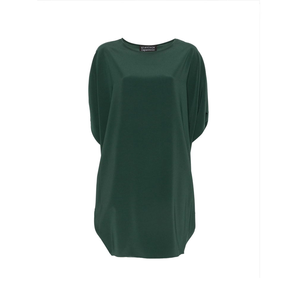 Gianluca Capannolo Iris Batwing-sleeve Boat-neck Midi Dress