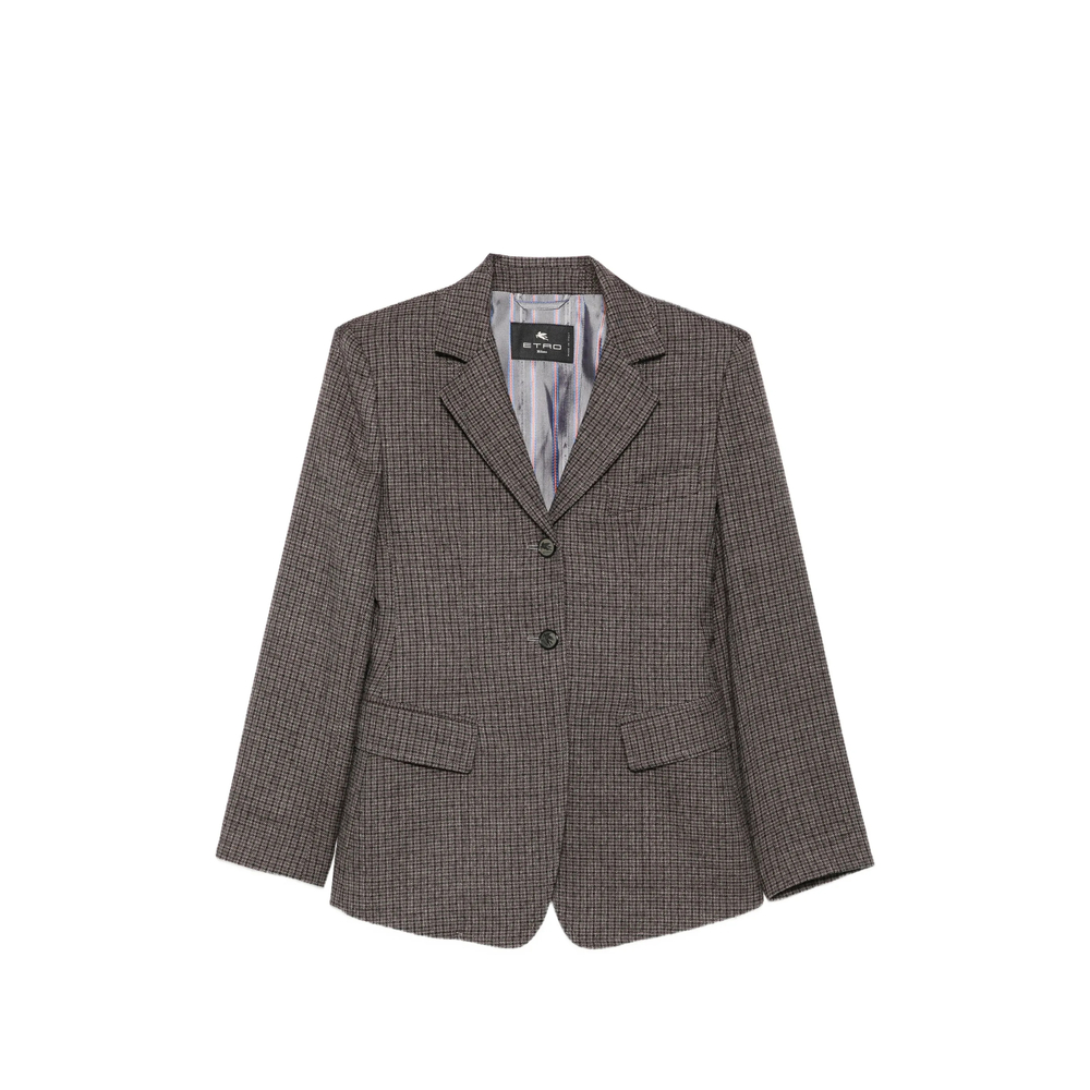 Etro Patterned Single-breasted Jacket