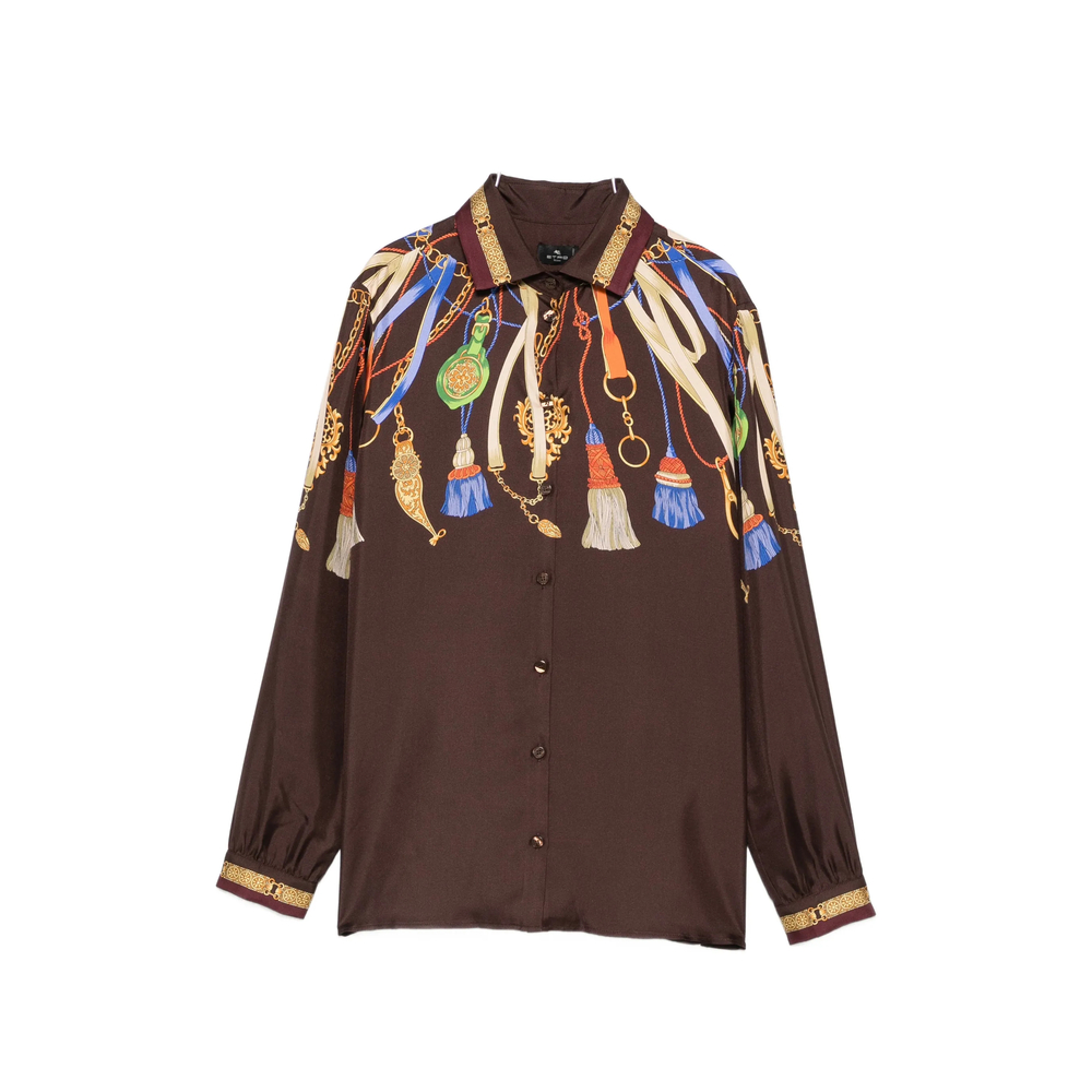 Etro Tops In Brown