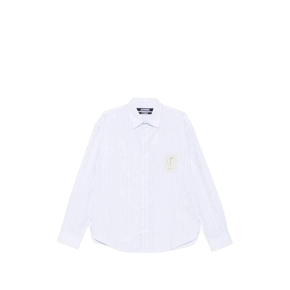 Jacquemus The Simon Logo-patch Striped Shirt
