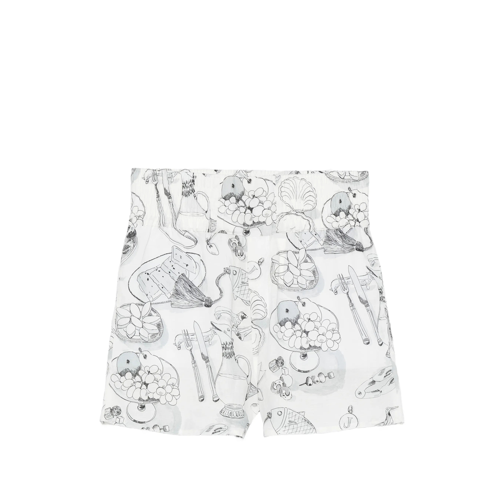 Jacquemus Graphic-print High-waisted Shorts