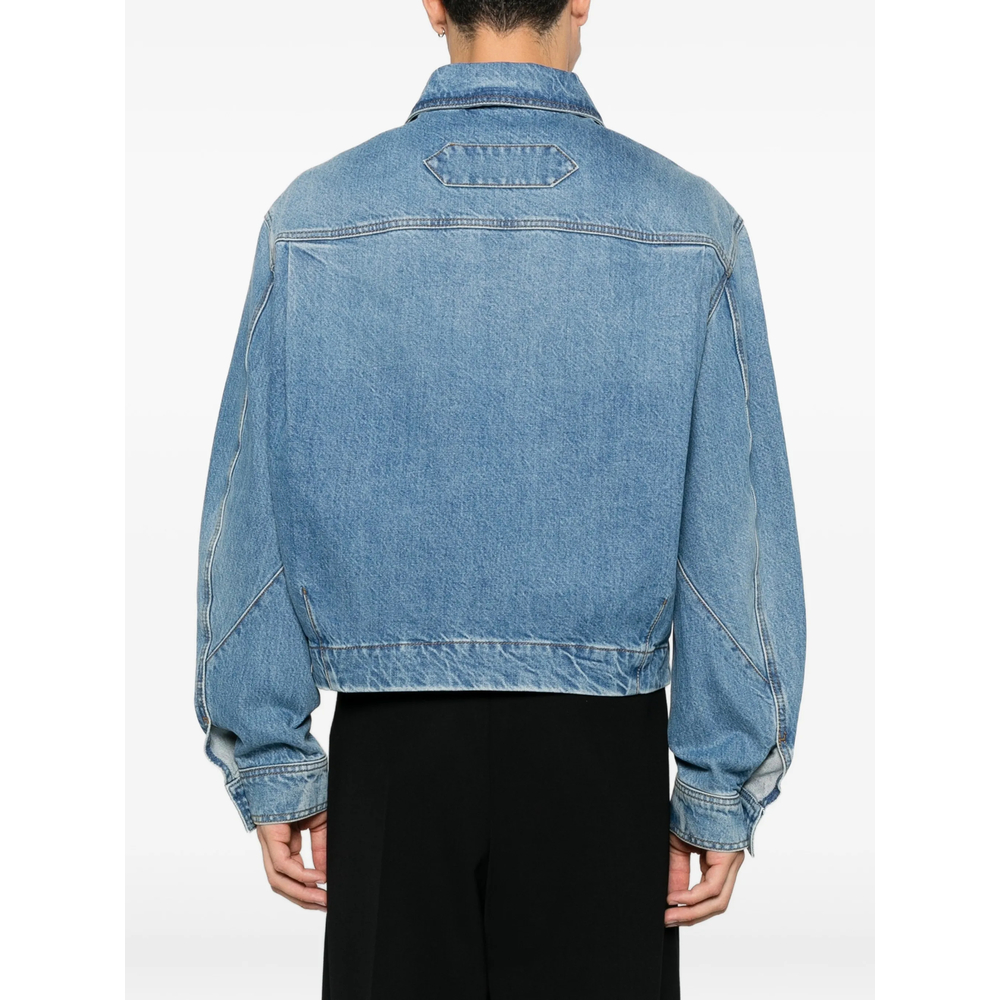 The De-Nîmes Canevas Zip-Up Denim Jacket