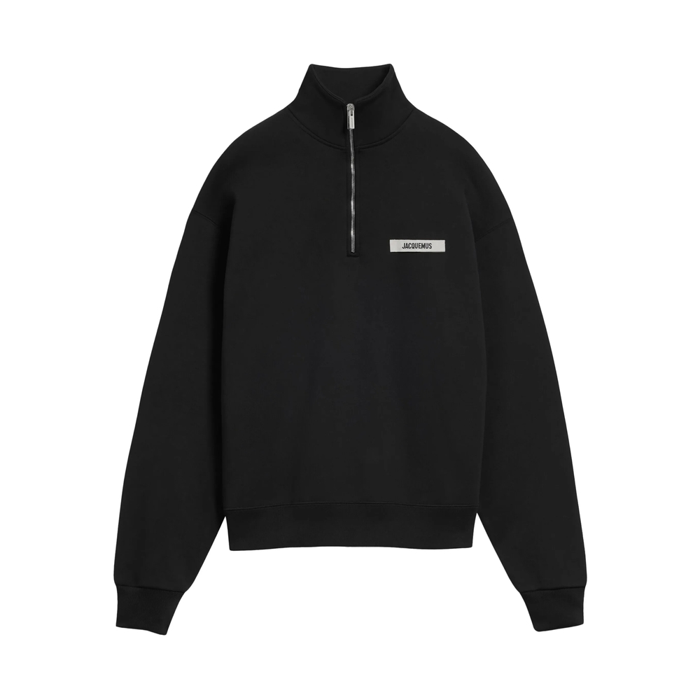 Jacquemus Grosgrain Quarter-zip Sweatshirt