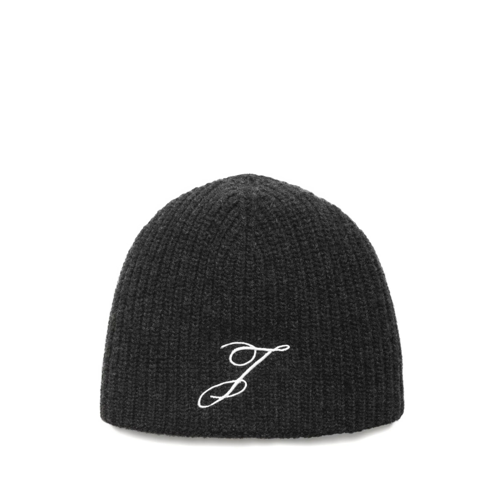 Jacquemus Merino Wool The Espiral Logo Beanie