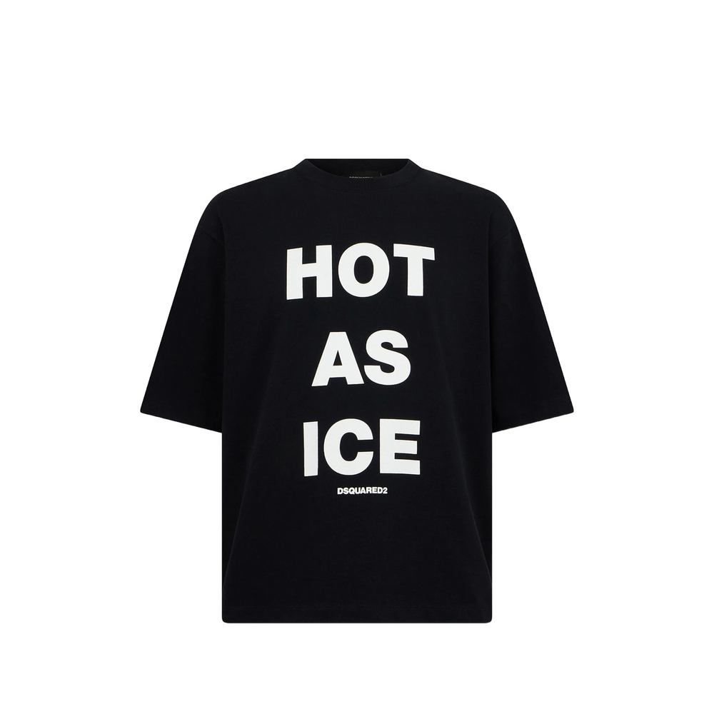 Slogan-Print Loose-Fit T-Shirt