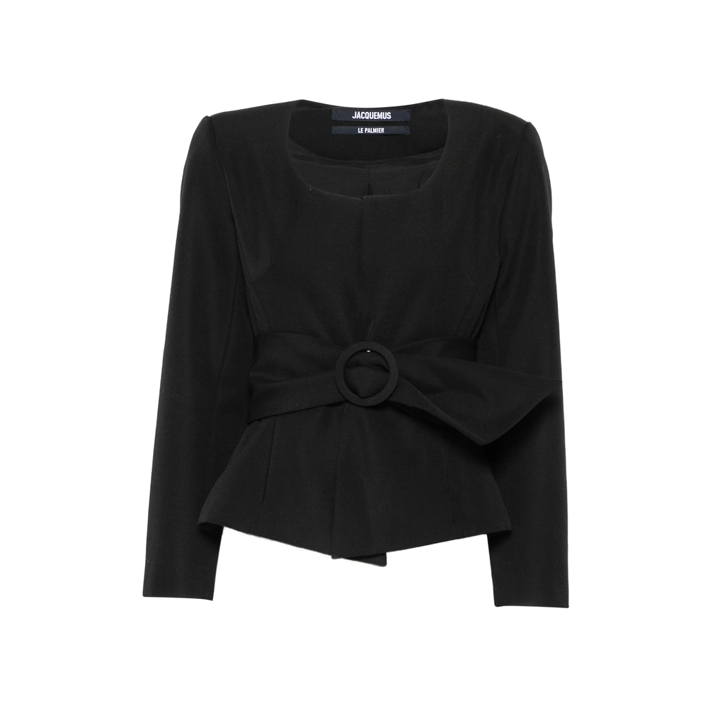 Jacquemus Belted Peplum Jacket