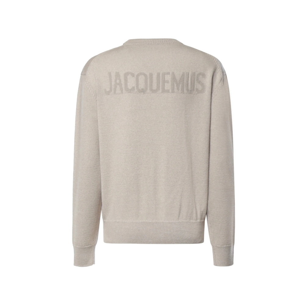 La Maille Moulin Logo-Intarsia Sweater