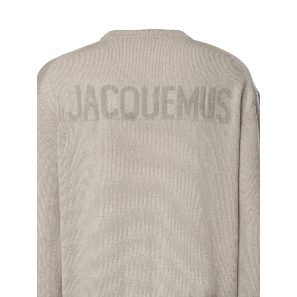 La Maille Moulin Logo-Intarsia Sweater