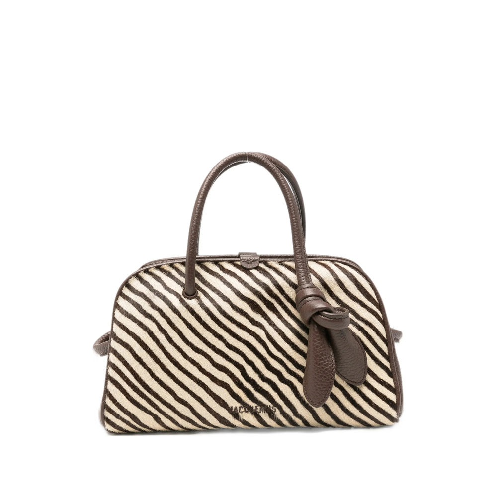 Le Petit Turism Zebra-Print Tote Bag