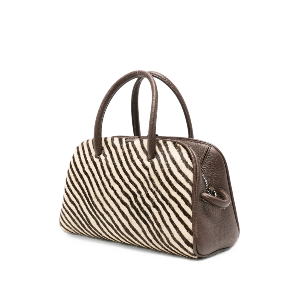 Le Petit Turism Zebra-Print Tote Bag