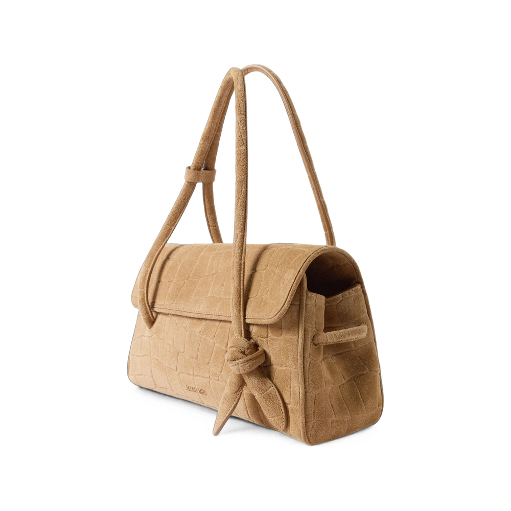 Croc-Effect Tote Bag