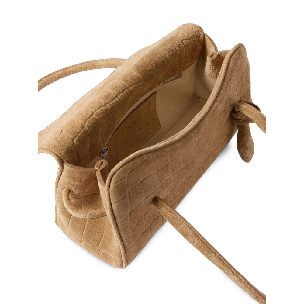 Croc-Effect Tote Bag