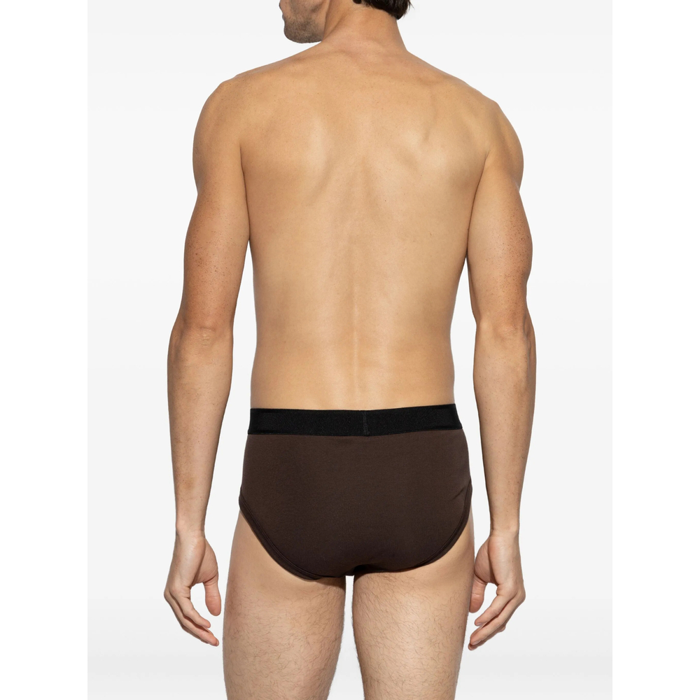 Branded-Waistband Briefs