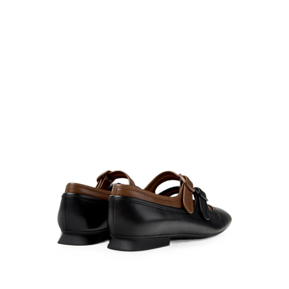 Casi Myra Buckle-Fastening Ballet Flats