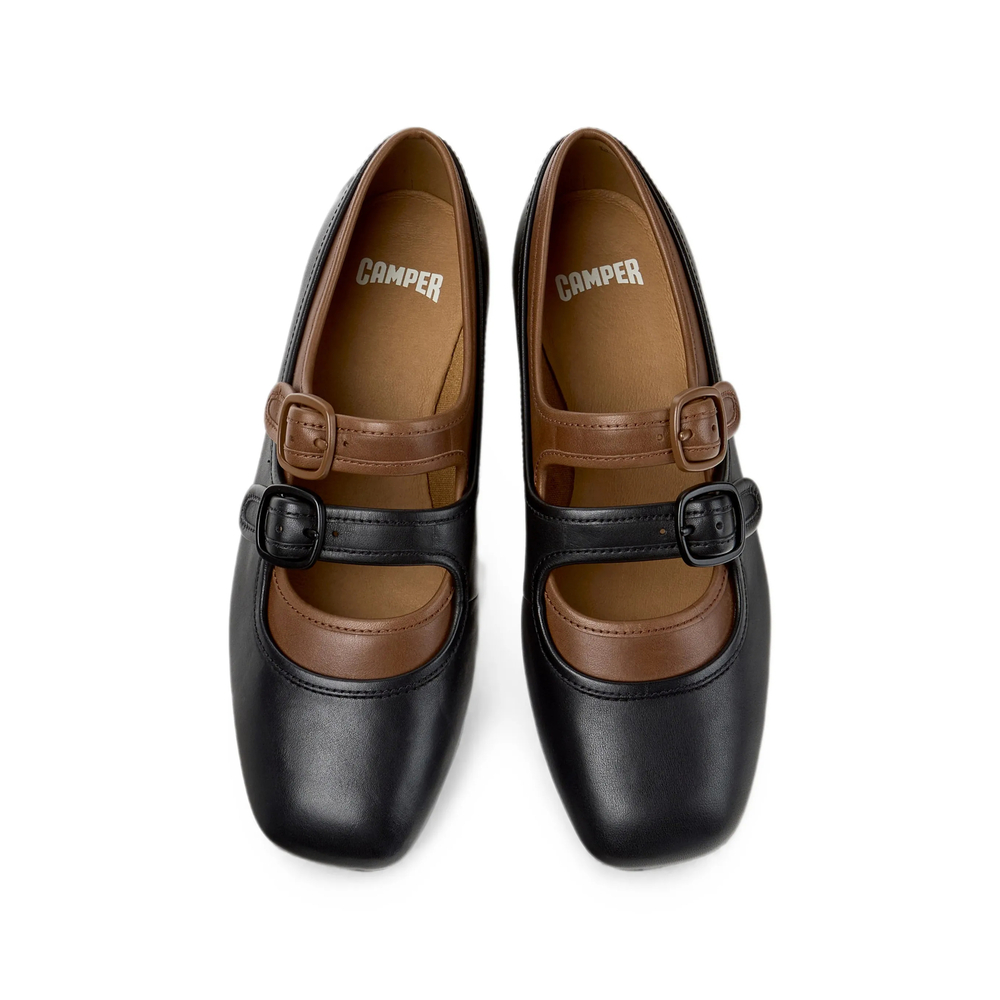 Casi Myra Buckle-Fastening Ballet Flats