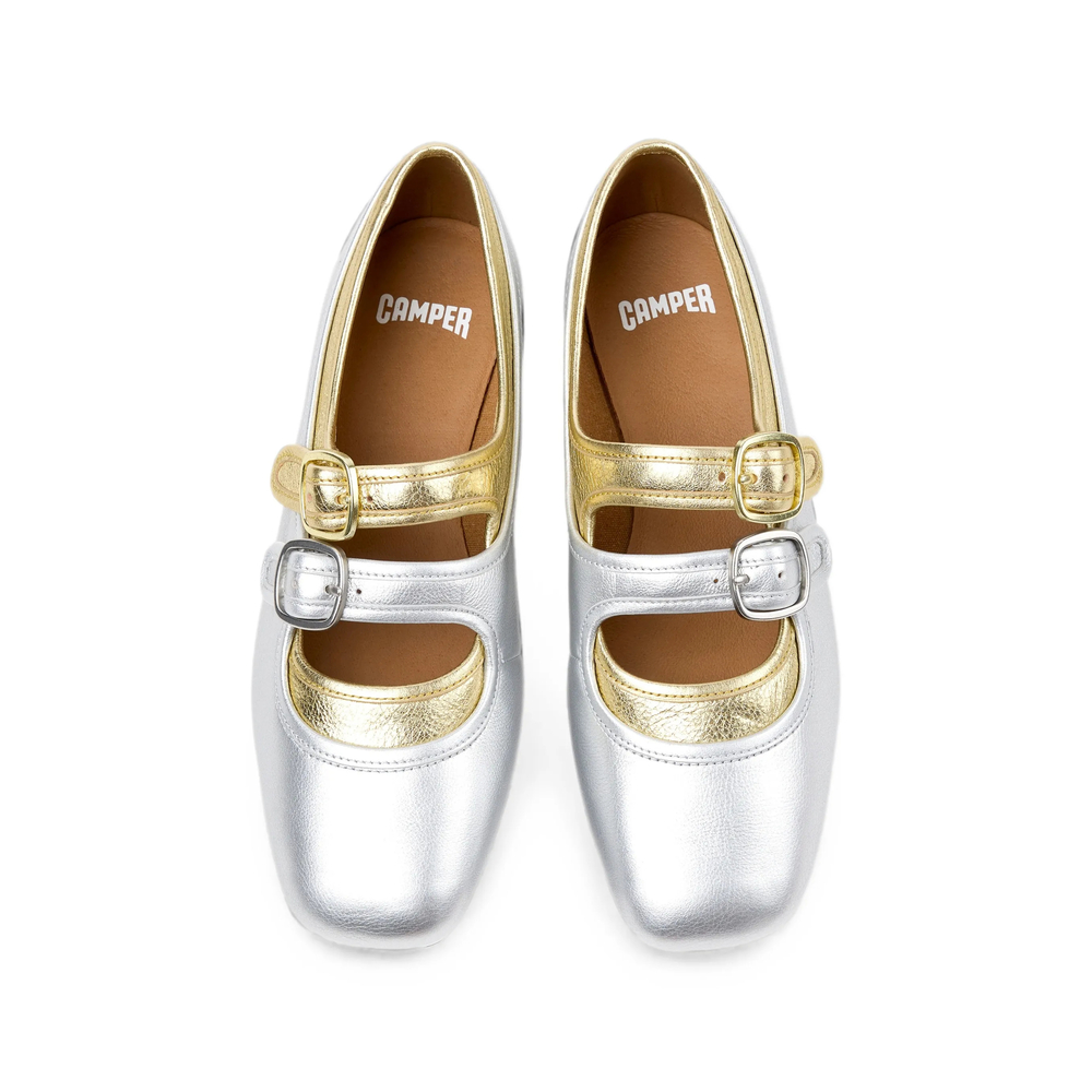 Casi Myra Buckle-Fastening Ballet Flats